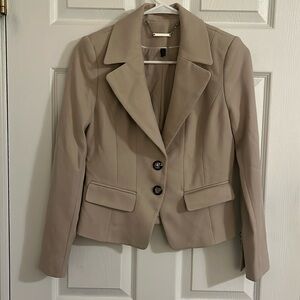 Tan luxe blazer